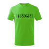Borec - Periodická tabuľka - Tričko detské bavlnené - 134 cm/8 rokov ( Apple Green )