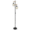 Stojaca lampa 2x E27 Black Industrial Fabian 5246 Rabalux