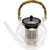 bodum ASSAM BAMBOO 1 Liter elektrická čajová kanvica priehľadná, čierna, bambusová; 1765210