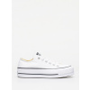 Converse Chuck Taylor All Star Lift Ox (white/black/white) 37.5, biela