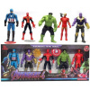 Sada 5 figúrok LED s doplnkami AVENGERS 15 cm