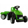 Traktor na batérie s prívesným vozíkom pre deti ZELENÝ VYPR