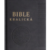 Poznámková Biblia kralická čierna, pravá koža
