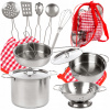 Kuchynský set Kinderplay KP2026 strieborný 3 roky +