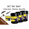 SET NA 30m2 - (65kg) 1x Tekutá dlažba ALF BL100 20 kg hnedá, Adhézny mostík ALF PR50 5kg, štetec, hladidlo