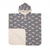 LÄSSIG Beach Poncho Tiger grey