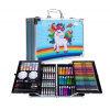 Sada na maľovanie v kufríku R2invest UNICORN modrý 145ks