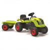 Šlapací traktor CLAAS zelený s vozíkem , Smoby