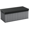 Záhradný box na vankúše plastový Keter DARWIN 143 x 55 x 65 cm 380 l sivý