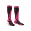 Podkolienky Bridgedale Ski Lightweight Women’s Graphite / Pink L (41-43 EU)