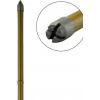 STREND PRO Stab Garden TY 20/1800 mm, oceľ/plast, hnedá farba, podpera pre rastliny a paradajky