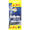 Gillette Blue 3 Smooth - 4+2 ks jednorázové žiletky