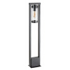 Rabalux 7387 záhradný stĺpik Kolta 1x12W | E27 | IP44 - čierna