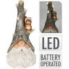 Homestyling Vánoční dekorace skřítek s LED osvětlením 57 cm KO-APF477020