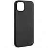 Kryt na mobil FIXED MagLeather s podporou MagSafe Apple iPhone 15 čierne FIXLM-1200-BK