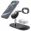 Nabíjačka 3v1 pre telefón a slúchadlá Alogy Qi Charger