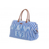 CHILDHOME PREBAĽOVACIA TAŠKA MOMMY BAG CANVAS ELECTRIC BLUE