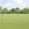 zahrada-XL Stĺp na plot. Strieborná 10 x 1,6 m (36 mm sieť) Oceľ 3352936