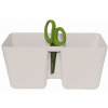 Prosperplast TWINS Cube Kvetináč na bylinky 24,4x11x12cm biela DTC245