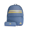 Adidas Classic 3-Stripes Backpack, One Size, Modrá, ZĽAVA