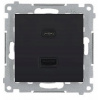 Kontakt-Simon Nabíječka Simon 54 USB C+A (modul), 30 W, 230 V černá DEC2CAQ.01/49