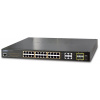 Planét GS-4210-24PL4C L2 switch, 28x1Gb, 4x1Gb SFP, 24x PoE 802.3at 430W