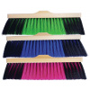 Metla drevená 40 cm, nylon, rôzne farby, bez násady, XL-TOOLS