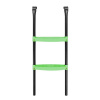 Aga Rebrík k ​​trampolíne 305 - 430 cm Čierny/Svetlo zelený