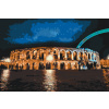 Vymalujsisam.sk Maľovanie podľa čísiel - Operný dóm Arena di Verona Veľkosť: 40x60cm, Rám: Bez rámu, iba zrolované plátno