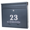 Poštová schránka - Schránka na zozname Farba Anthracite (Poštová schránka - Schránka na zozname Farba Anthracite)