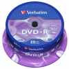 DVD+R VERBATIM 4,7GB 16X 25ks/cake (43500)