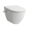 Laufen Cleanet Navia - Elektronický bidet s keramikou, závesný, bočný prívod vody, Rimless, SoftClose, LCC Active, biela H820601A007171