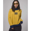 dámsky sveter HUF DISORDER JACQUARD KNIT Gold S