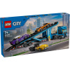 LEGO City 60408 Kamión na prepravu áut so športiakmi