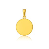 Zlatý prívesok Kruh medailón