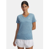 Dámske tričko Under Armour Tech SSV- Twist-BLU Modrá MD