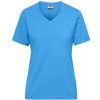 James&Nicholson Dámske tričko JN1807 Aqua XXL