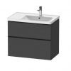 Duravit D-Neo Skrinka pod umývadlo 78,4 cm, pravá, matný grafit DE435804949
