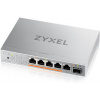 Zyxel XMG-105 5 Ports 2,5G + 1 SFP+, 4 ports 70W total PoE++ Desktop MultiGig unmanaged Switch XMG-105HP-EU0101F