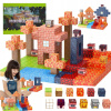 Veľká magnetická stavebnica Minecraft Iron Diamond Gold TNT 220ks