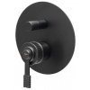 Sapho Versi - Sprchová batéria pod omietku, s telesom, matná čierna RV042/15