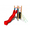Playground System DETSKÉ IHRISKÁ - zostava so šmýkačkou a šplhaním 4U151D-15