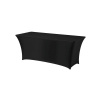 Hendi Obdĺžnikový obrus Symposium 810927 Čierna 1500x760x(H)730mm