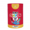 Jemné voskovky Silky Crayon umývateľné, 24ks