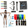 Posilňovacia guma, expandér - Sada 5 gumov odporu, fitness expandéra (Posilňovacia guma, expandér - Sada 5 gumov odporu, fitness expandéra)