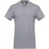 KARIBAN VINTAGE K254 / Pánske piqué polo - ash heather L