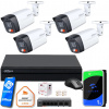 IP monitorovacia súprava Dahua Basic NVR 4 kamery s rohom 4MPx