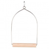 Drevená hojdačka závesná, drevo/drôt 15 x 27 cm
