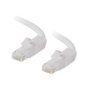 C2G Cat6 Booted Unshielded (UTP) Network Patch Cable - Patch kabel - RJ-45 (M) do RJ-45 (M) - 2 m - UTP - CAT 6 - lisovaný, provedení bez hrbolků, licna - bílá
