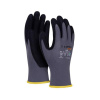 Rukavice pletené, polomáčané DONAU SAFETY Flex, kat. II šedé veľ. 9